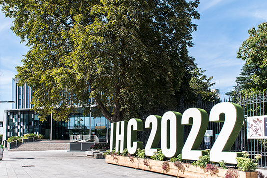 L'accueil de l'IHC à Angers en 2022 au centre de congrès.