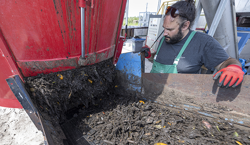 Photo du site de compostage Les Alchimistes.